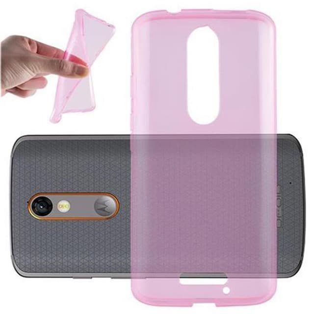 Motorola MOTO X FORCE Skal Fodral Case (Rosa)