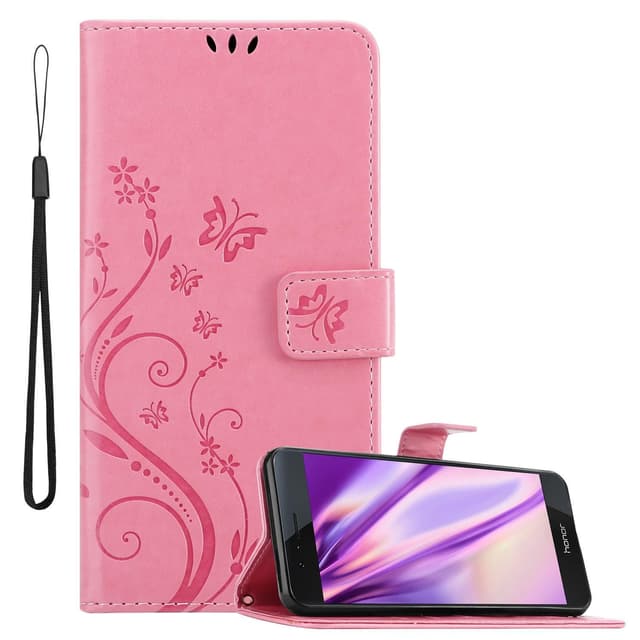 Honor 8 / 8 PREMIUM Pungetui Cover Case (Lyserød)