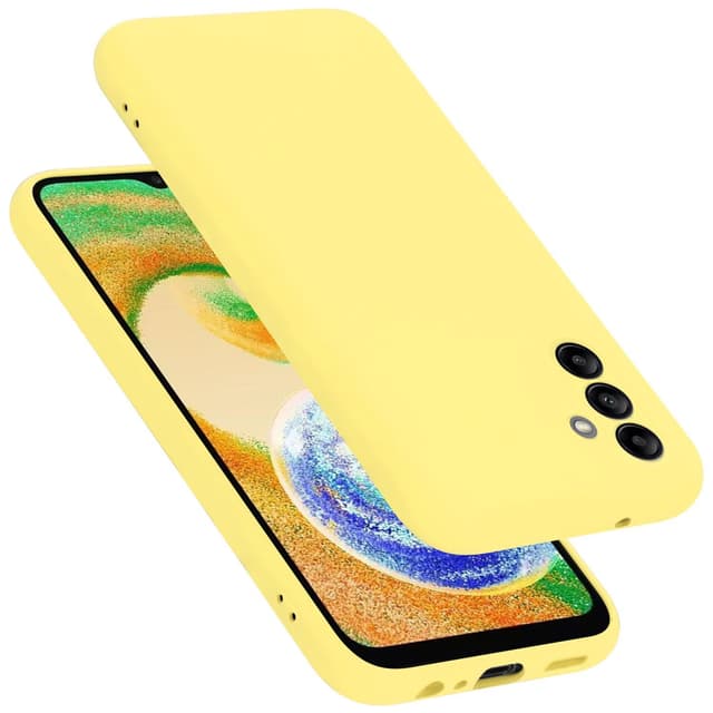 Samsung Galaxy A04s Skal Fodral Case (Gul)