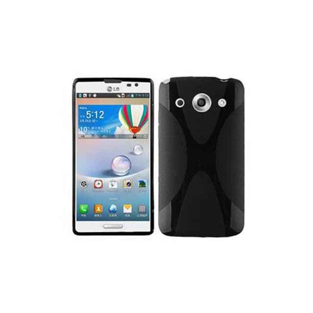 LG OPTIMUS G PRO Skal Fodral Case (Svart)