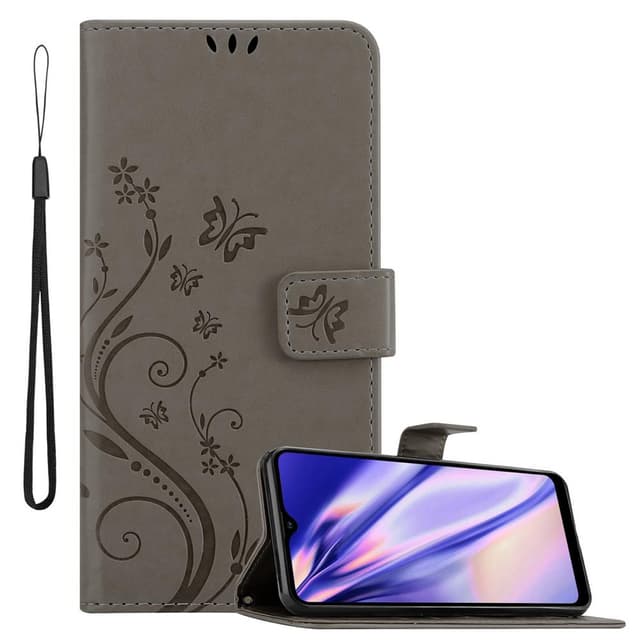 Samsung Galaxy A21 Plånboksfodral Skal (Grå)