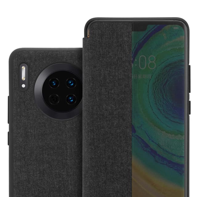 Huawei MATE 30 Suojakuori Lompakkokotelo (Musta)