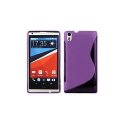 HTC Desire 816 silikondeksel case (lilla)