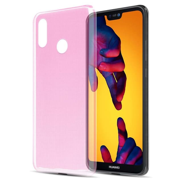 Huawei P20 LITE 2018 / NOVA 3E Cover TPU Etui (Lyserød)