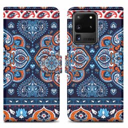 Samsung Galaxy S20 ULTRA Plånboksfodral Skal (Blå)