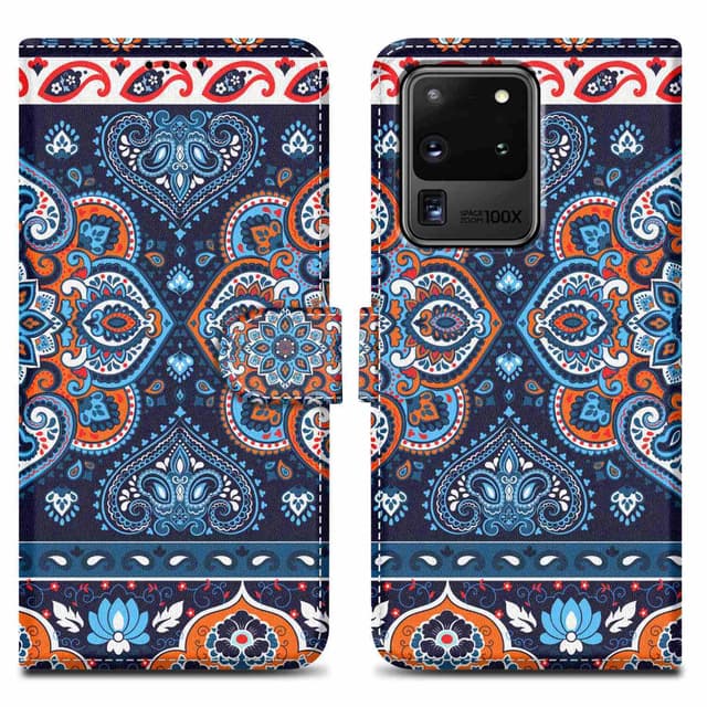 Samsung Galaxy S20 ULTRA Plånboksfodral Skal (Blå)
