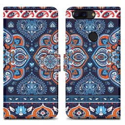 OnePlus 5T lommebokdeksel etui (blå)