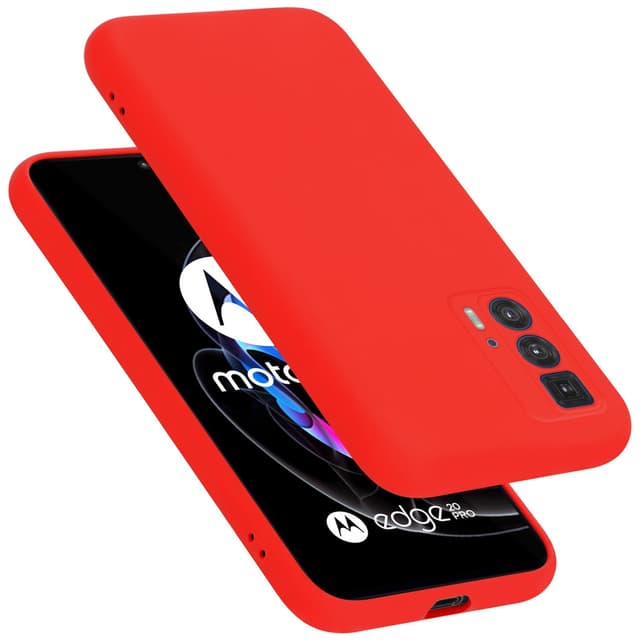 Motorola EDGE 20 PRO / EDGE S PRO Cover Etui Case (Rød)