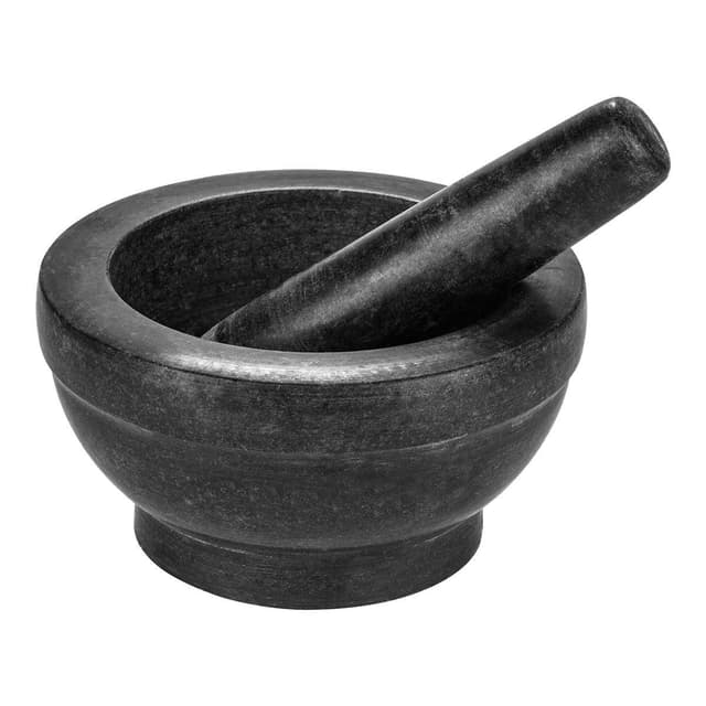 Mortel med stöt av natursten granit 16 cm
