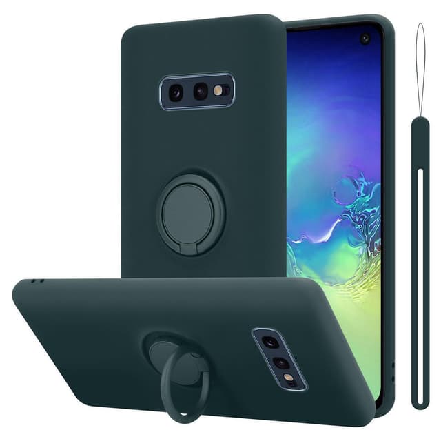 Deksel Samsung Galaxy S10e Ring Case (grønn)