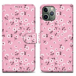 iPhone 11 PRO MAX Plånboksfodral Skal (Rosa)