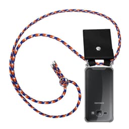 Samsung Galaxy J1 2015 Deksel med Halskjede (blå)