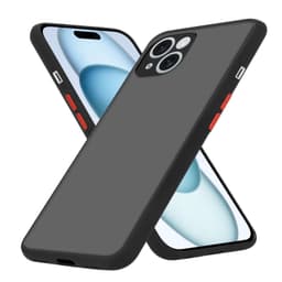 iPhone 15 PLUS Suojakuori Suojakotelo (Musta)