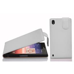 Huawei ASCEND P7 Flipfodral Skal (Vit)