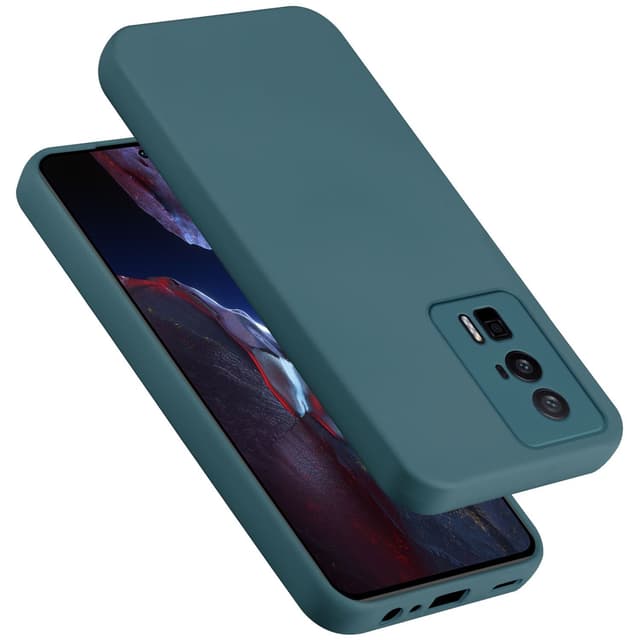 Xiaomi Poco F5 Pro Skal Fodral Case (Grön)