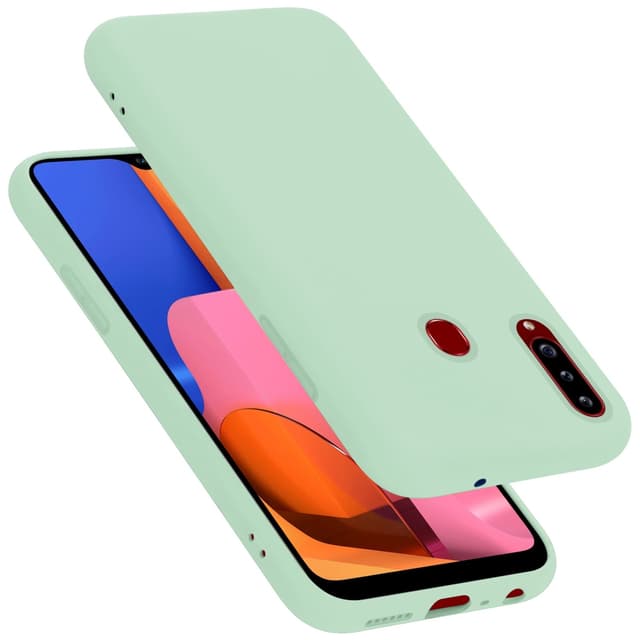 Samsung Galaxy A20s Skal Fodral Case (Grön)