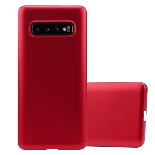 Skal Samsung Galaxy S10 4G Fodral Case (Röd)