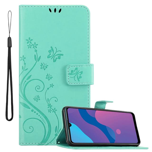 Honor 9A Suojakuori Lompakkokotelo (Turkoosi)