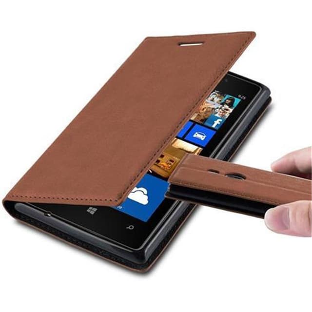 Nokia Lumia 925 Cover Etui Case (Brun)