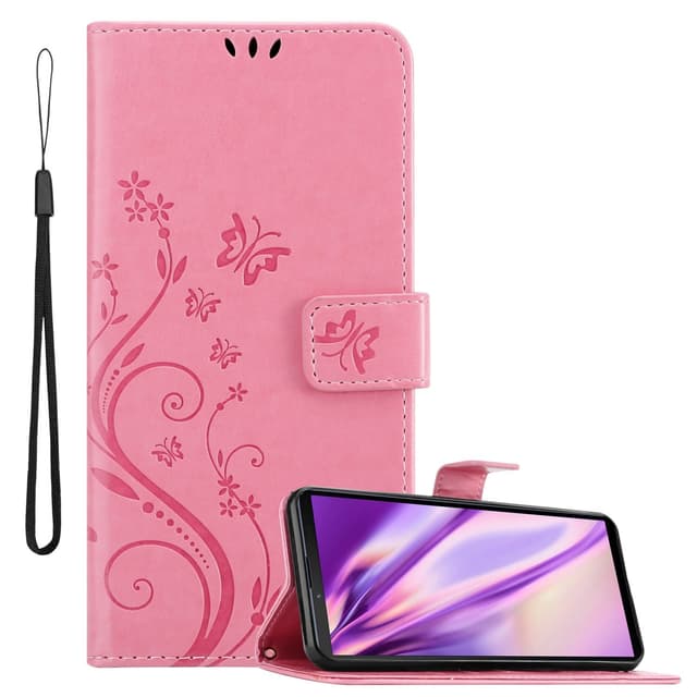 Sony Xperia 10 III lommebokdeksel Blomster (rosa)