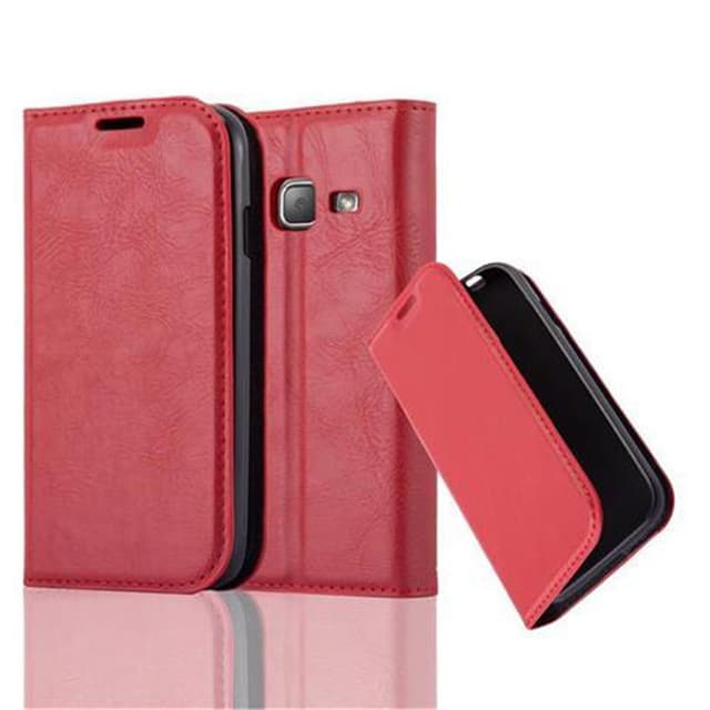 Samsung Galaxy J1 MINI Skal Fodral Case (Röd)