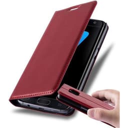 Samsung Galaxy S7 EDGE Skal Fodral Case (Röd)