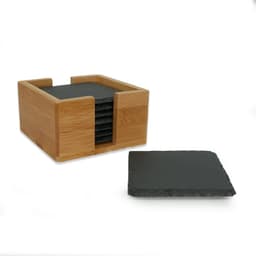 Coaster Underlegg 11-deler bambusholder krittpenner