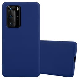 Deksel Huawei P40 PRO / P40 PRO+ Silikon cover (blå)
