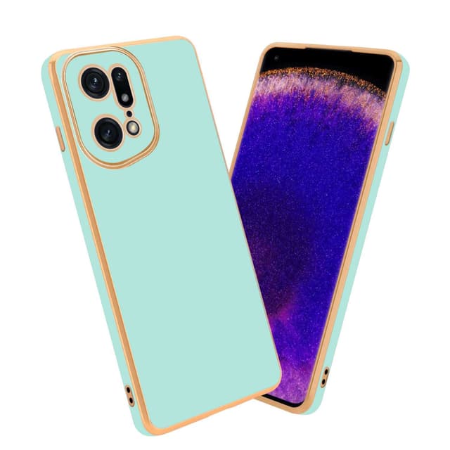 Oppo FIND X5 PRO Skal Fodral Case (Grön)