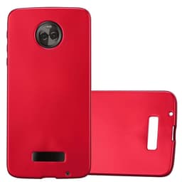 Motorola MOTO Z Suojakuori Suojakotelo Case (Punainen)
