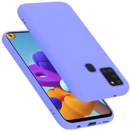 Samsung Galaxy A21s Skal Fodral Case (Lila)