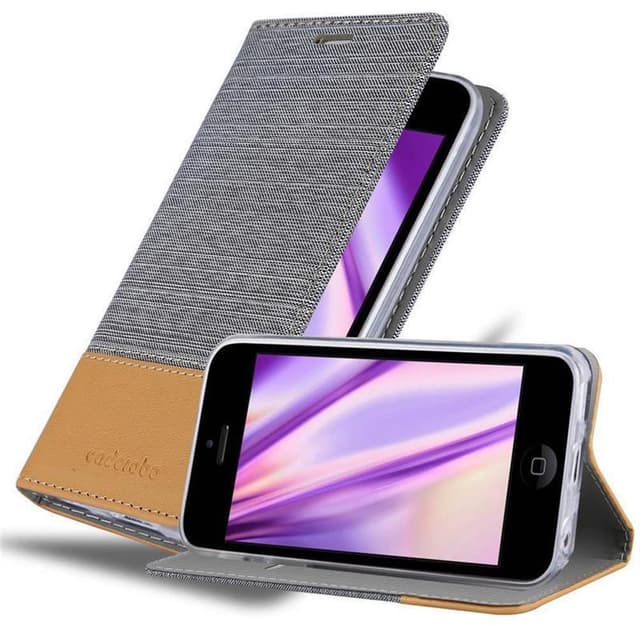 iPhone 5C Pungetui Cover Case (Grå)