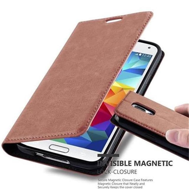 Samsung Galaxy S5 / S5 NEO Cover Etui Case (Brun)