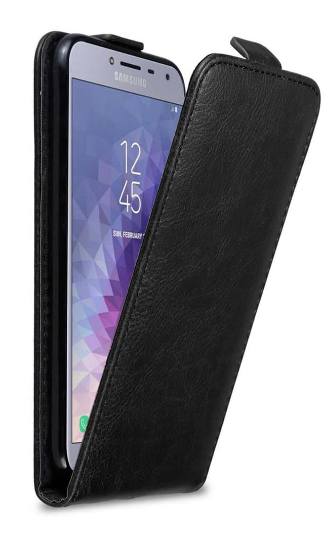Samsung Galaxy J4 2018 deksel flip cover (svart)