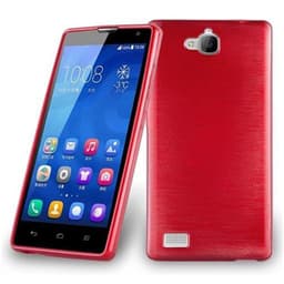 Honor 3C Skal Fodral Case (Röd)