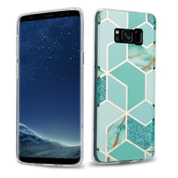 Samsung Galaxy S8 Plånboksfodral Skal (Grön)