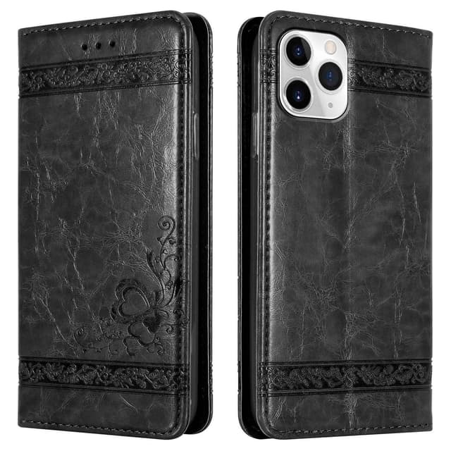 iPhone 11 PRO Plånboksfodral Skal (Svart)