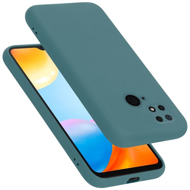 Xiaomi RedMi 10C / POCO C40 silikondeksel case (grønn)