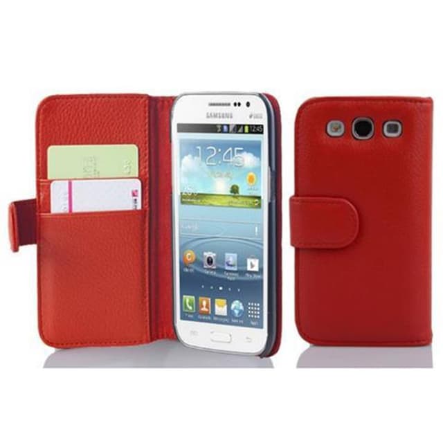 Samsung Galaxy WIN lommebokdeksel etui (rød)