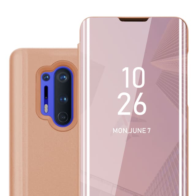 OnePlus 8 PRO Plånboksfodral Skal (Rosa)