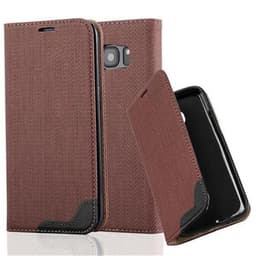 Samsung Galaxy S7 EDGE Plånboksfodral Skal (Brun)