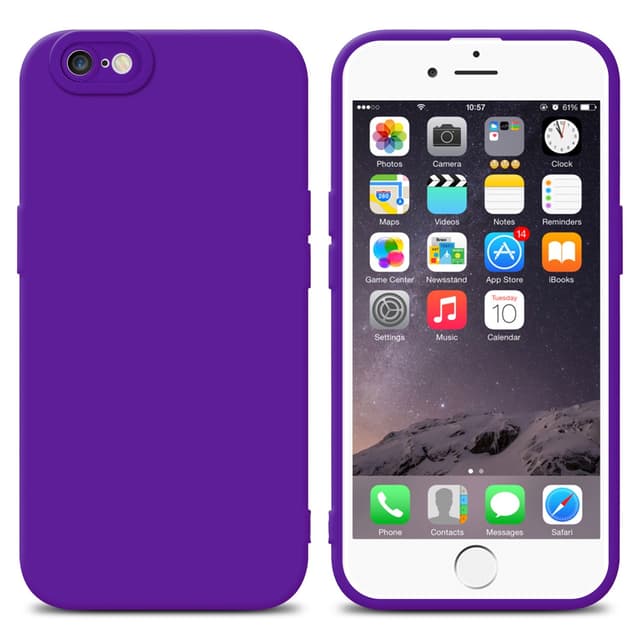 iPhone 6 PLUS / 6S PLUS Deksel cover case (lilla)