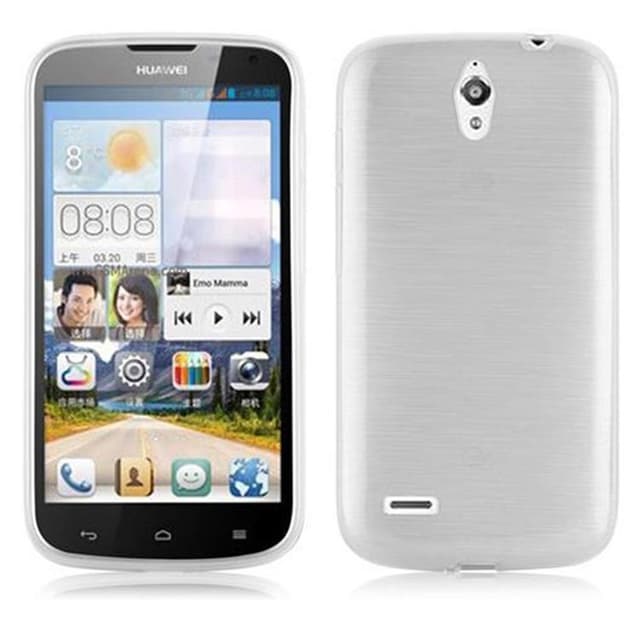 Huawei ASCEND G610 Skal Fodral Case (Silver)