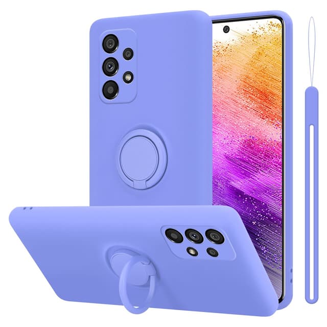 Samsung Galaxy A73 5G Cover Etui Case (Lilla)