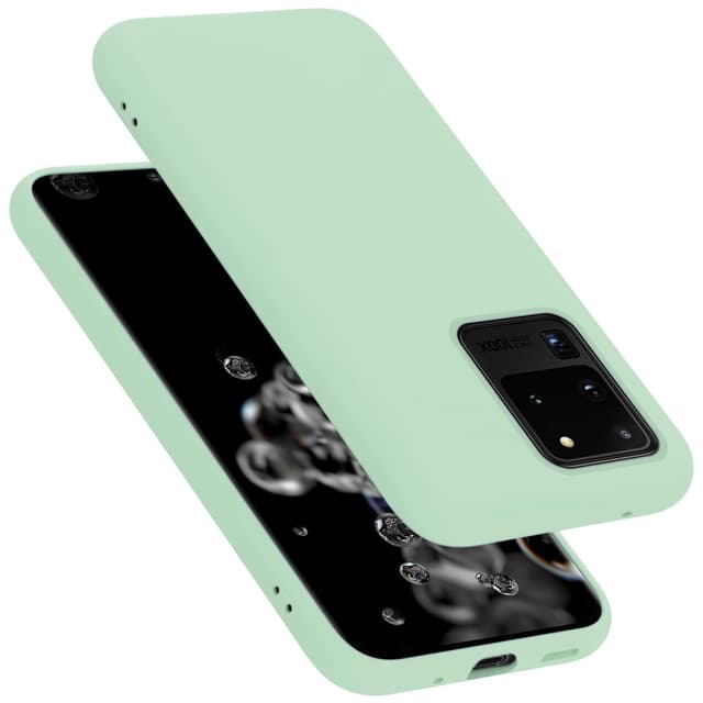 Samsung Galaxy S20 ULTRA silikondeksel case (grønn)