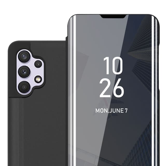 Suojakuori Samsung Galaxy A32 4G Lompakkokotelo (Musta)