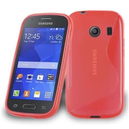 Samsung Galaxy ACE STYLE silikondeksel case (rød)