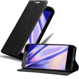 ZTE Nubia Z11 MINI S Suojakuori Lompakkokotelo (Musta)