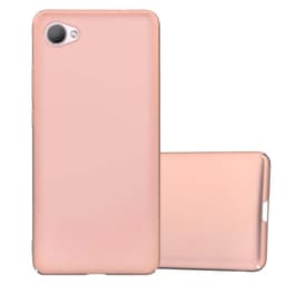 HTC Desire 12 Suojakuori Kotelo Cover (Vaaleanpunainen)