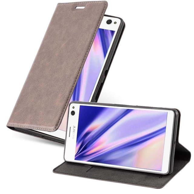 Sony Xperia C4 Skal Fodral Case (Brun)